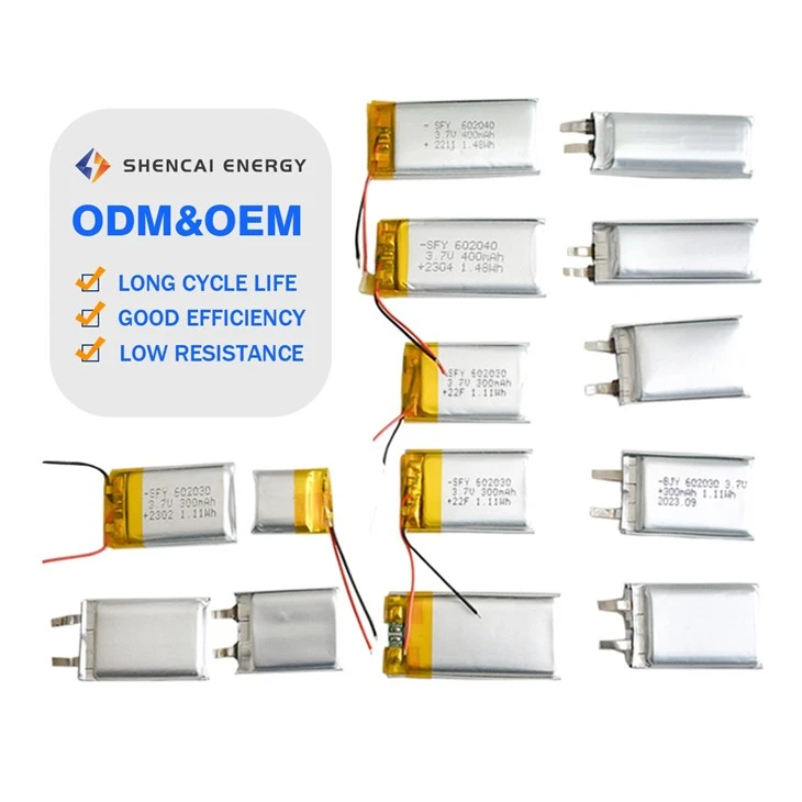 OEM 3.7v Rechargeable Li Ion Polymer Batteries OEM 3.7v Rechargeable Li Ion Polymer Batteries